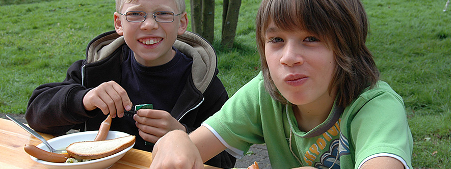 Teilnehmer eines Familienbundseminars