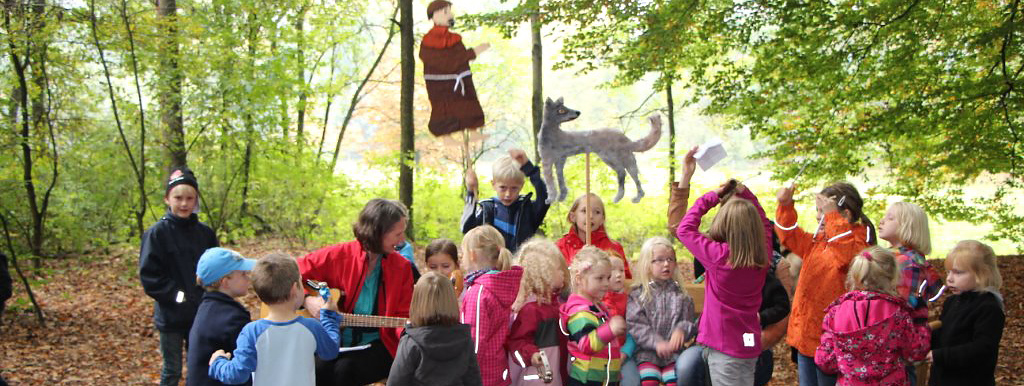 Kinder bei der Franziskuswallfahrt des Familienbundes Paderborn